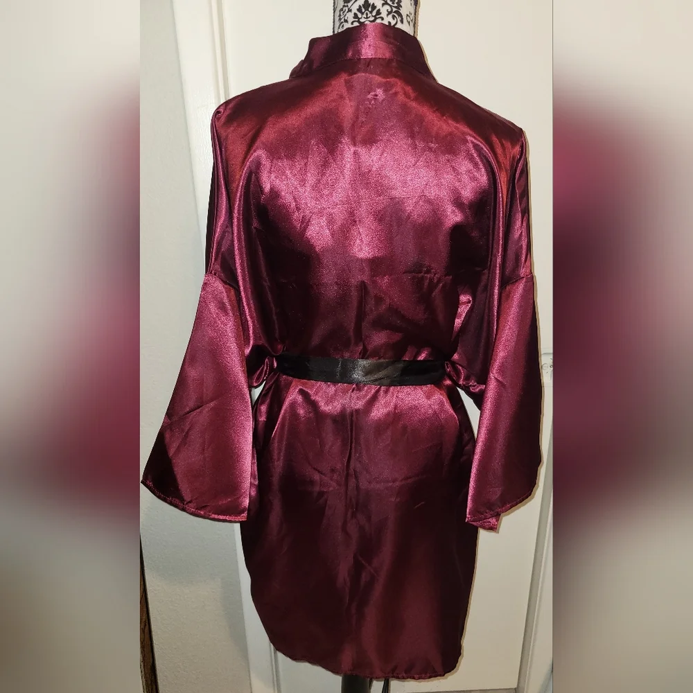 NFL AZ Cardinals Satin Kimono Robe L/XL New With‎ Tags